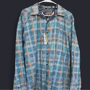 ROBERT GRAHAM BUTTON UP NEW